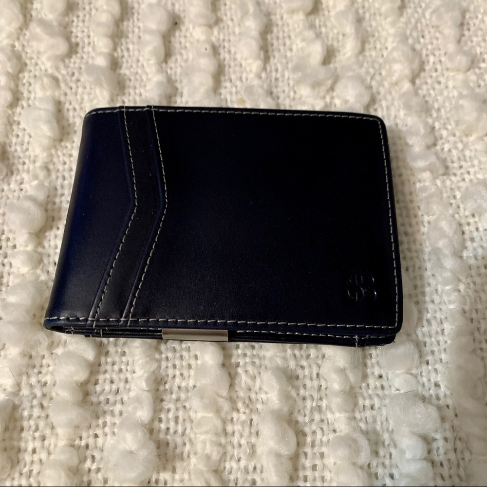 Sherman Brands RFID wallet- DARK blue